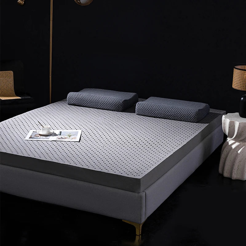 Colchón de Látex Extra Grueso 20 cm 200x200 cm – Firmeza Personalizable y Máximo Confort