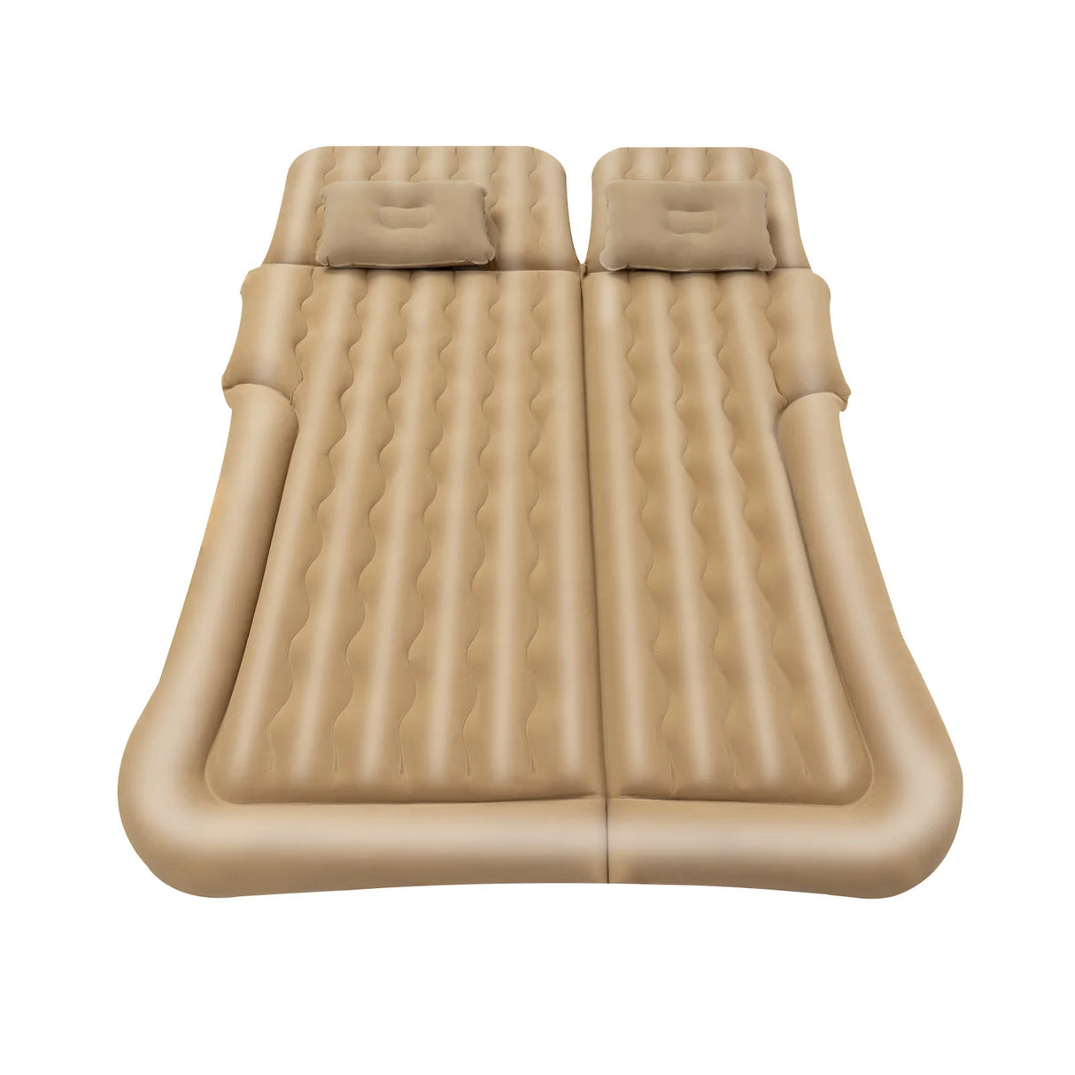 Cama Inflable para Coche con Bomba y Almohada – Colchón Hinchable Plegable Universal para Asiento Trasero, Cojín Flocado Portátil para Viajes