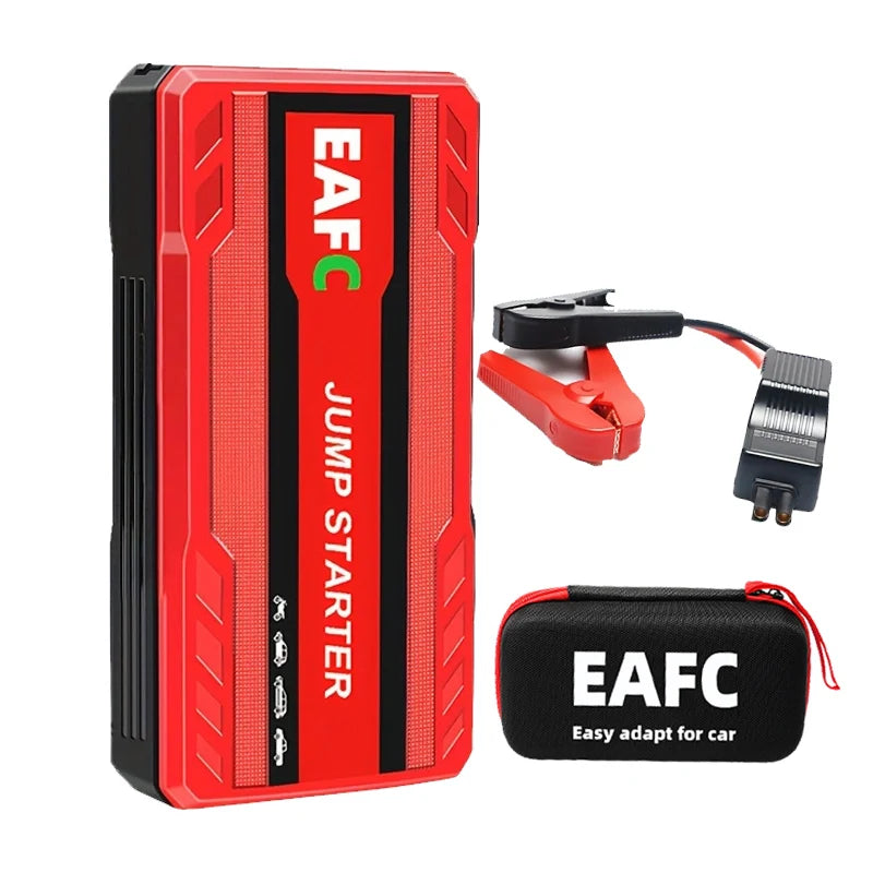 Arrancador de Batería de Coche 600A 12V con USB, Luz LED y SOS