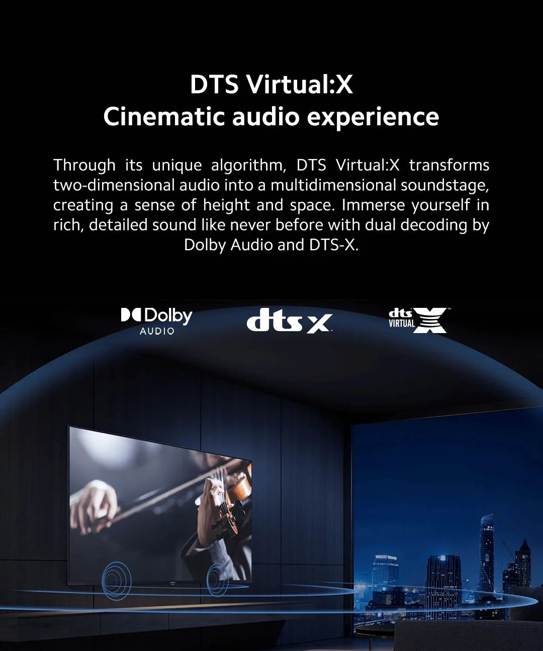 Smart TV Xiaomi TV A 32 pulgadas HD con Dolby Audio, DTS-X y DTS Virtual:X, diseño metálico compacto y sonido envolvente