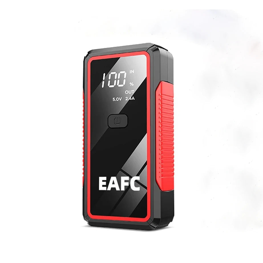 Arrancador de Batería Portátil 1200A 12V – Jump Starter para Coche Gasolina 4.0L y Diésel 2.0L
