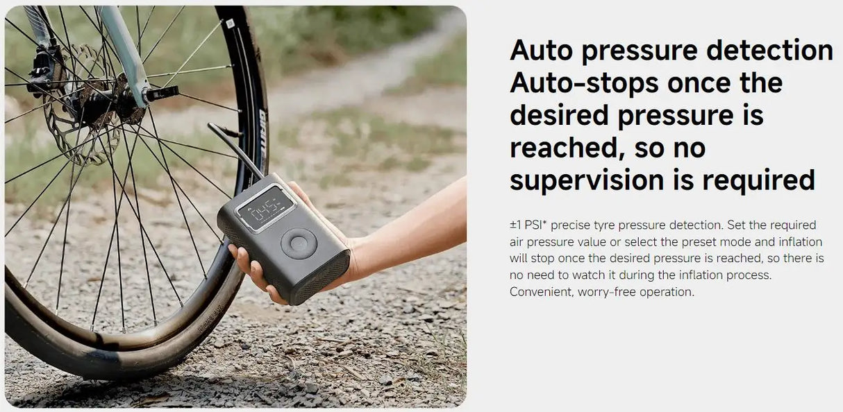 Compresor de aire portátil Xiaomi Mijia 2 / 2D / 2 Pro inflador eléctrico digital con detección de presión para neumáticos coche moto bicicleta