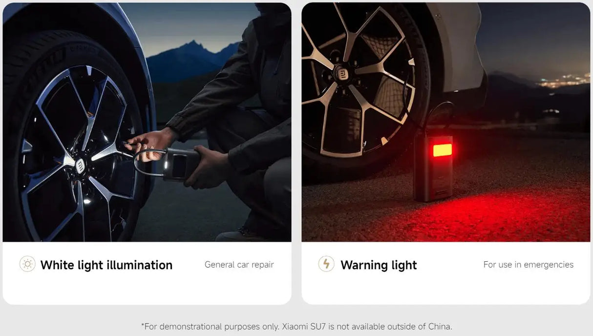 Compresor de aire portátil Xiaomi Mijia 2 / 2D / 2 Pro inflador eléctrico digital con detección de presión para neumáticos coche moto bicicleta