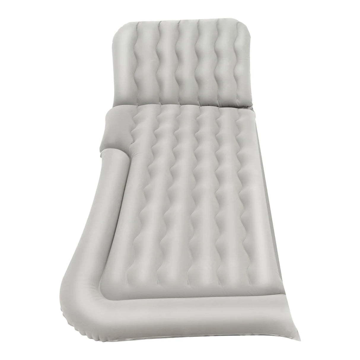 Cama Inflable para Coche con Bomba y Almohada – Colchón Hinchable Plegable Universal para Asiento Trasero, Cojín Flocado Portátil para Viajes