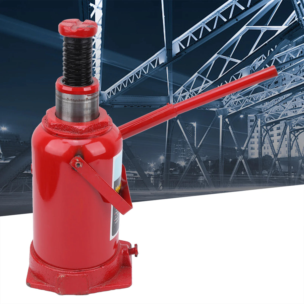 Gato Botella Hidráulico 32 Toneladas – Elevador Automotriz de Acero para Reparación de Vehículos