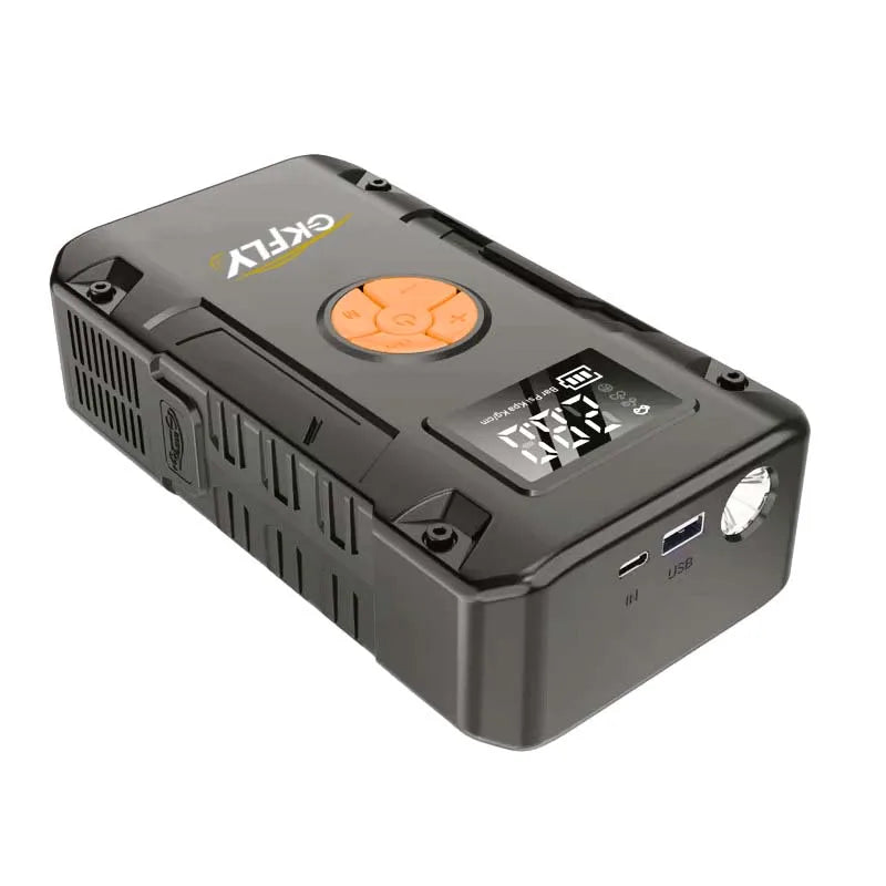 Arrancador de Coche 4 en 1 4000A con Compresor 150 PSI – Power Bank 59.2Wh e Inflador Digital 12V