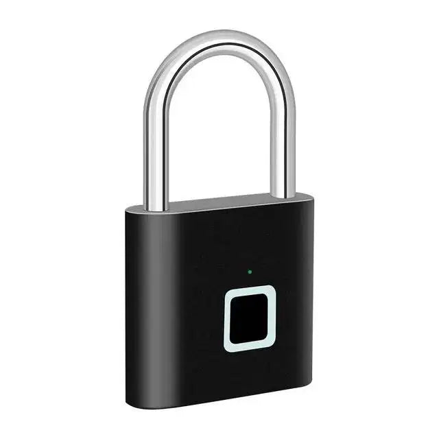 Candado Inteligente con Huella Dactilar USB – Impermeable IPX, Desbloqueo Rápido 0.3s, Candado Portátil Antirrobo de Zinc