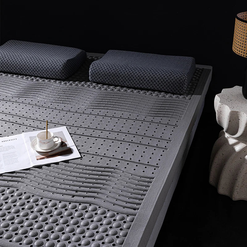 Colchón de Látex Extra Grueso 20 cm 200x200 cm – Firmeza Personalizable y Máximo Confort