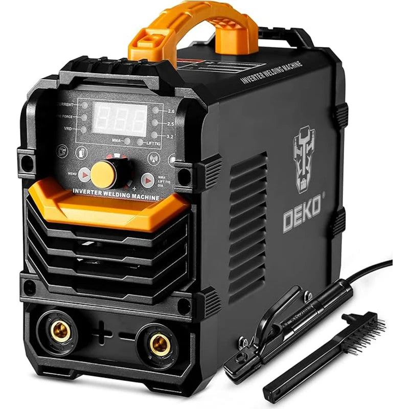 Estación de Soldadura DEKO LCD 220V MMA 160A – Inverter IGBT con Pantalla Digital y Accesorios