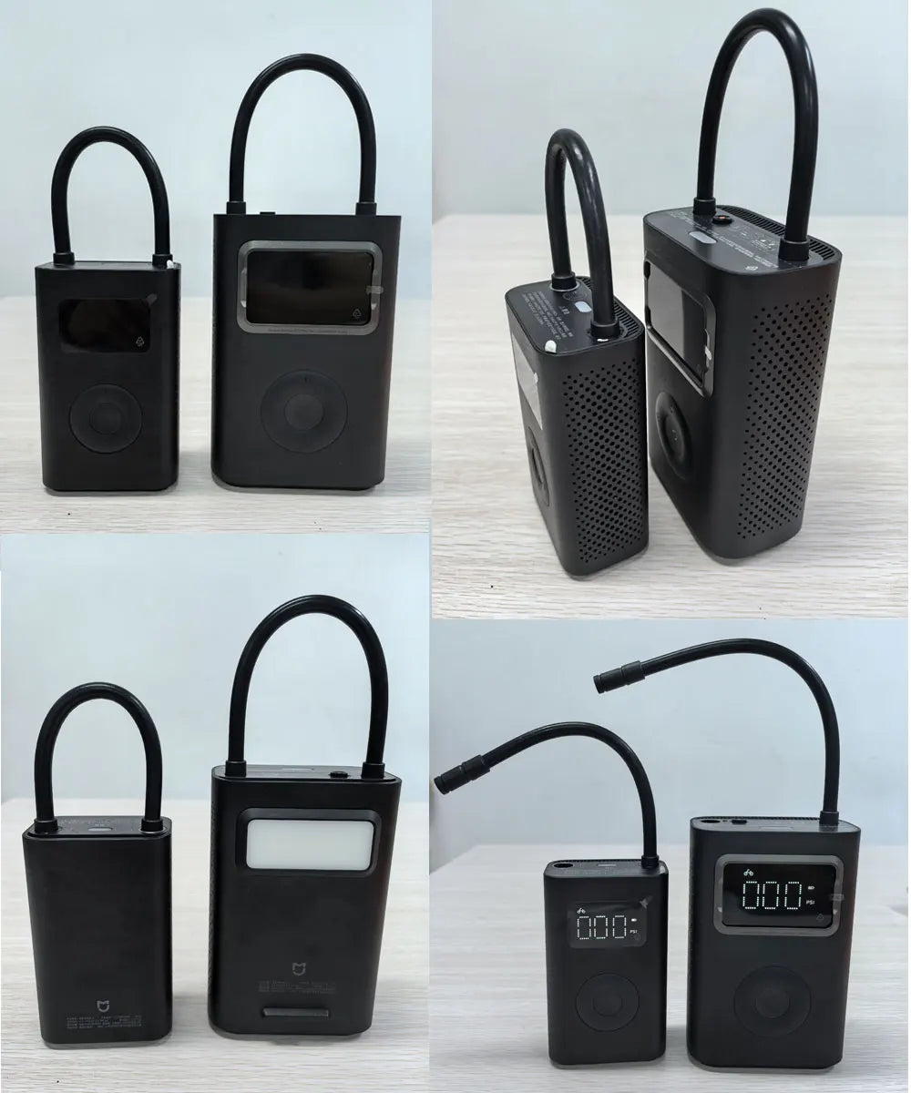 Compresor de aire portátil Xiaomi Mijia 2 / 2D / 2 Pro inflador eléctrico digital con detección de presión para neumáticos coche moto bicicleta