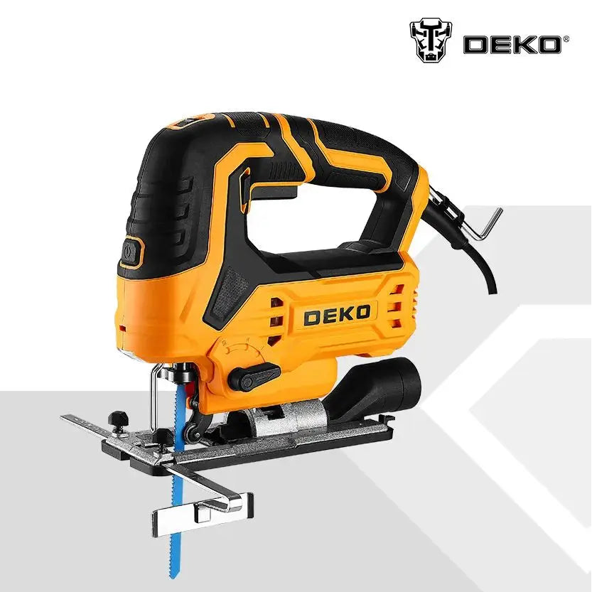 Sierra de Calar DEKO DKJS80XL100 800W 220V – Herramienta Eléctrica para Carpintería con Guía y Accesorios