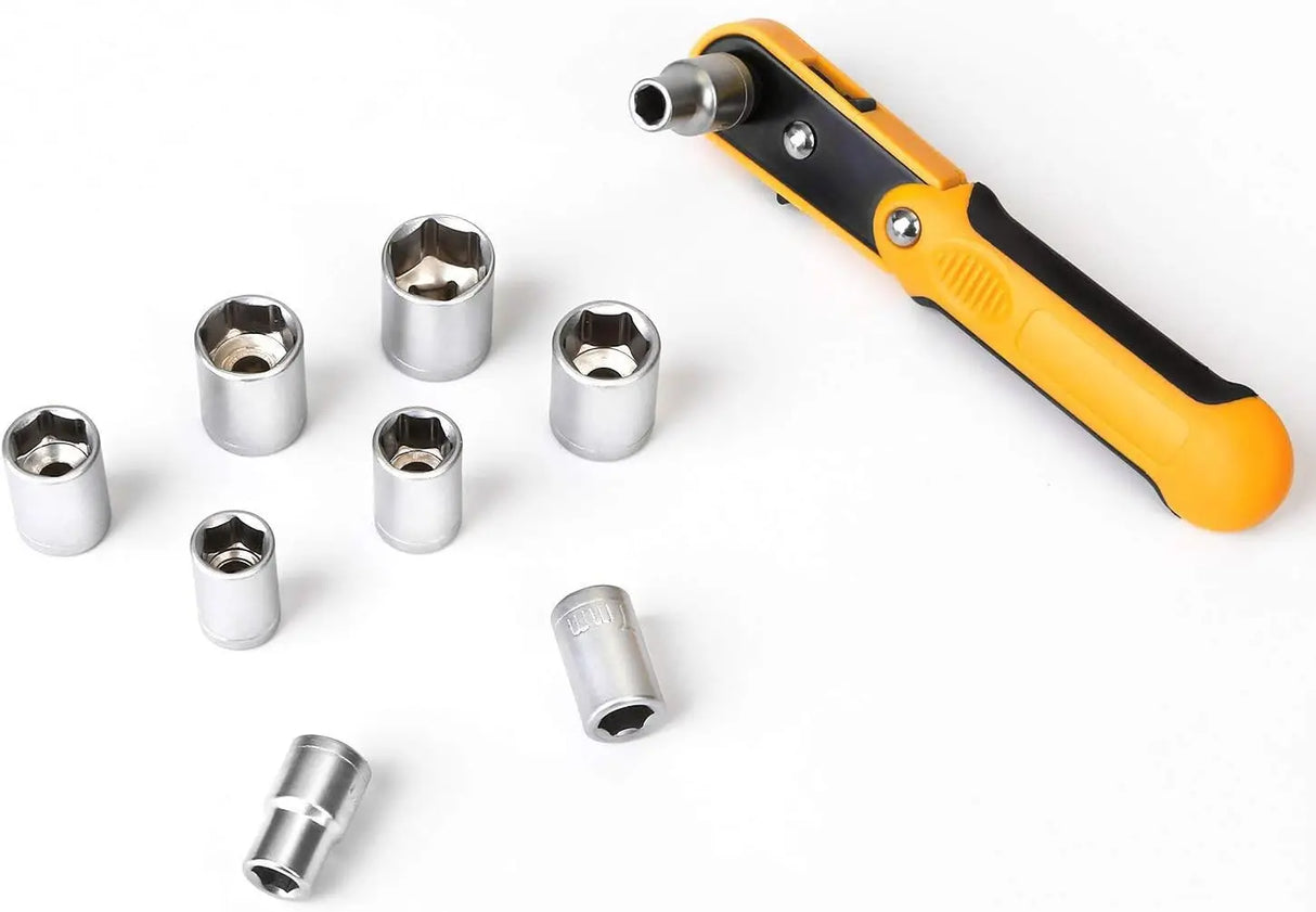 Maletín de Herramientas DEKO 100 Piezas – Kit Completo de Reparación para el Hogar con Caja