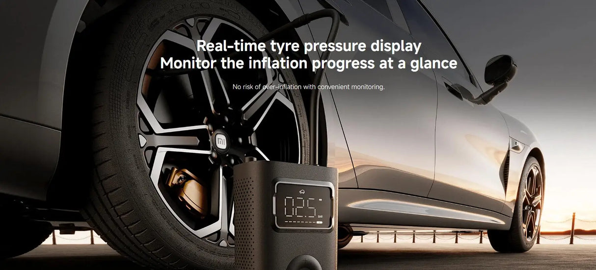 Compresor de aire portátil Xiaomi Mijia 2 / 2D / 2 Pro inflador eléctrico digital con detección de presión para neumáticos coche moto bicicleta