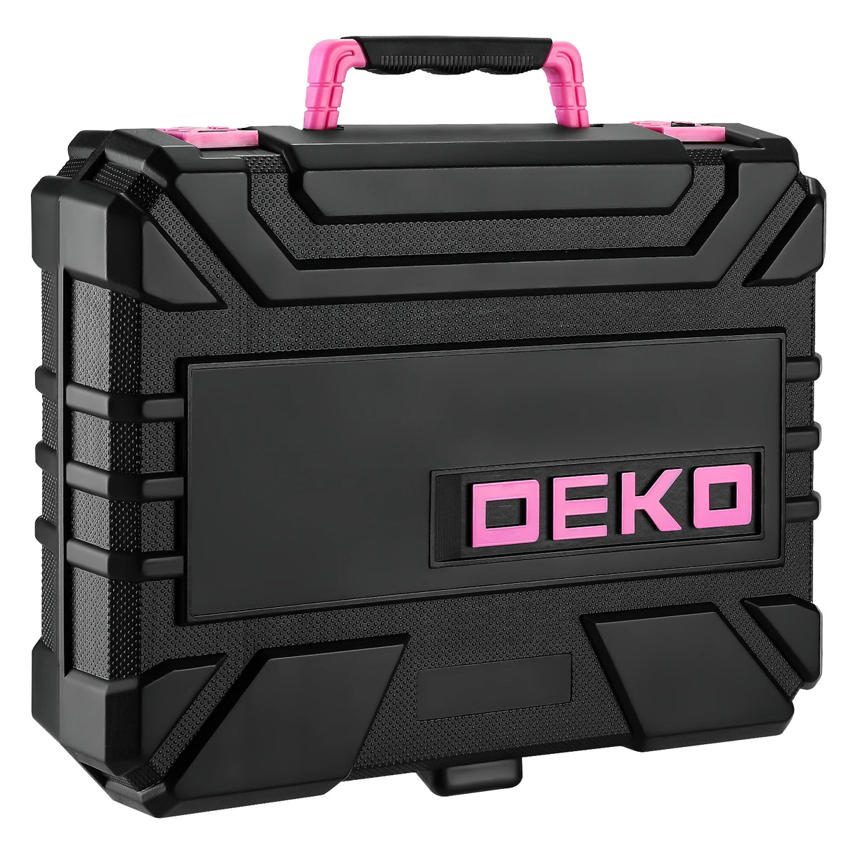 DEKO DKMT126 Kit de Herramientas 126 Piezas con Taladro Inalámbrico 8V y Accesorios para Bricolaje y Hogar