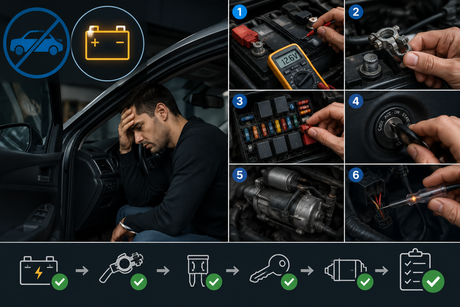 Coche no arranca pero tiene batería guía de diagnóstico paso a paso