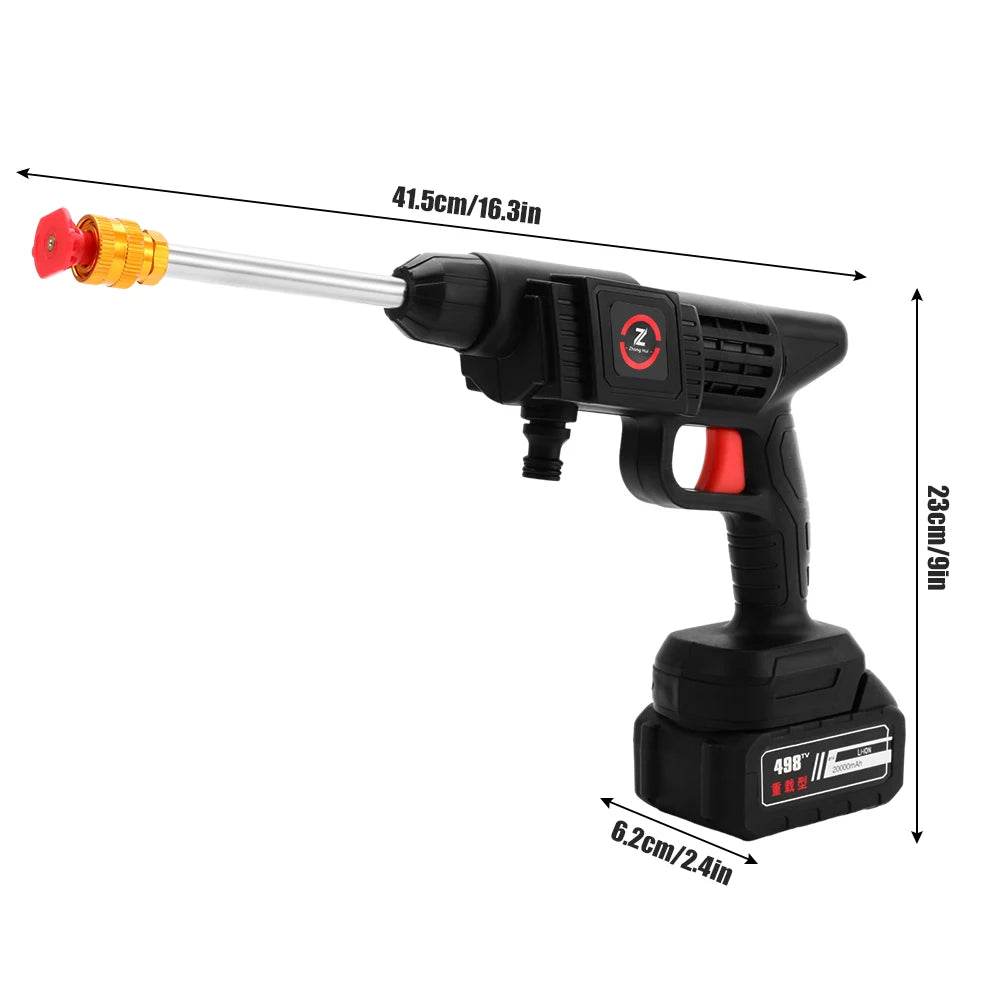 Pistola Hidrolimpiadora Inalámbrica 50 Bar 200W – Lavadora a Batería Compatible Makita 18V