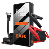 Arrancador de Coche EAFC 1200A 12V Portátil con Bomba de Aire 150 PSI