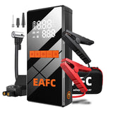 Arrancador de Coche 1200A con Compresor 150 PSI – Jump Starter Portátil con Power Bank