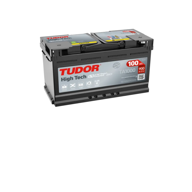 Batería Tudor TA1000 100Ah H8 – Alta Capacidad y Potencia de Arranque