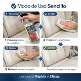 Limpiador de Interiores Total Clean 500 ml – Spray Multiusos para Tapicería, Cuero y Alcántara con Aroma Fresco