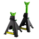 Juego de 2 Caballetes 6 Toneladas JBM 53845 para Coche y Vehículos – Soportes Regulables de Taller