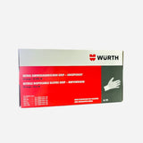 Guantes de Nitrilo Desechables Würth – Protección Química y Mecánica con Certificación CE para Taller y Uso Industrial