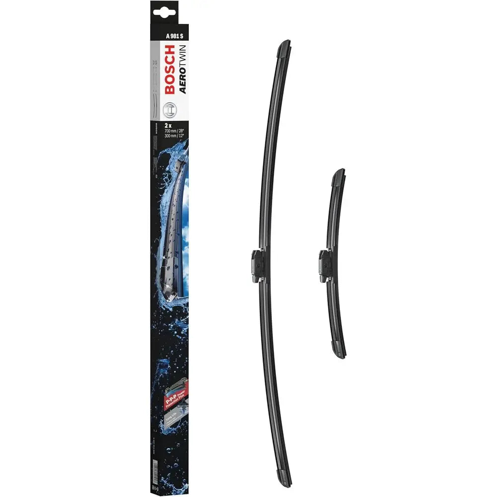 Escobillas Limpiaparabrisas Bosch Aerotwin A981S 700/300 mm – Juego Frontal de Alto Rendimiento
