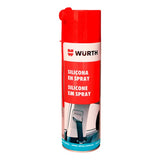 WÜRTH Silicona en Spray Incoloro 500ml - Lubricante para Plástico, Caucho y Metal | Protección Duradera y Anti-estática