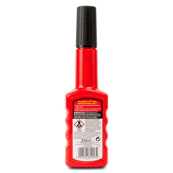 STP Limpiador de Inyectores Gasolina 200 ml – Aditivo para Mejorar el Rendimiento del Motor
