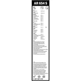 Escobillas Limpiaparabrisas Bosch Aerotwin A863S Frontal 650mm/450mm