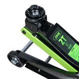 Gato Hidráulico de Carretilla JBM 50816 2T para Coches Bajos – Perfil Bajo 90-340 mm, Elevador Compacto y Resistente