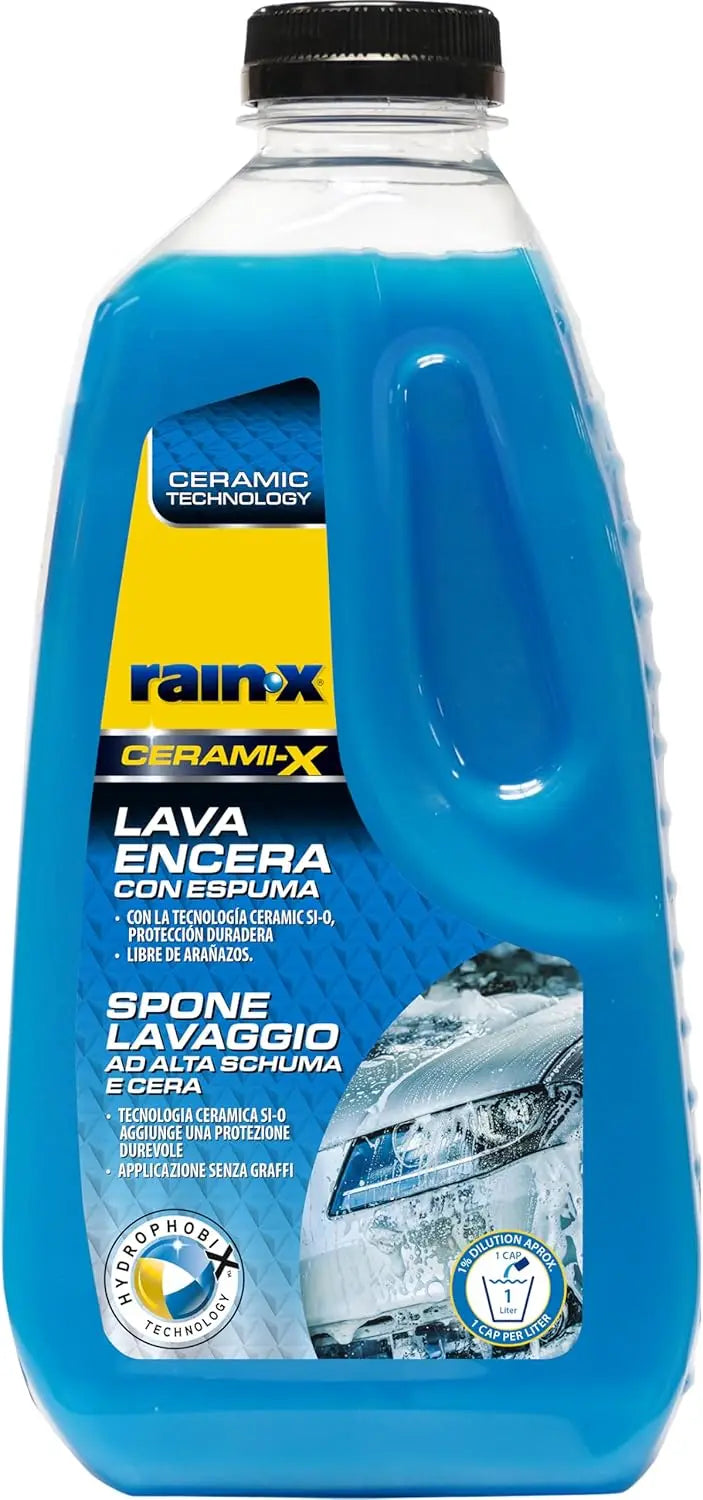 Lava Encera Con Espuma Cerámica Si-O Rain-X 500ml