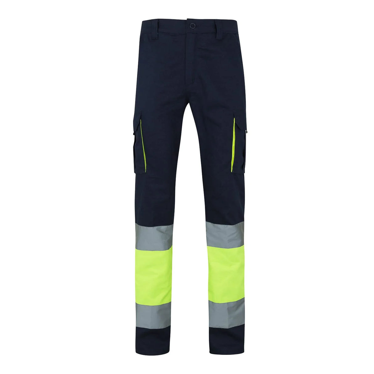 Pantalón Alta Visibilidad Velilla 303007 – 100% Algodón Bicolor Multibolsillos