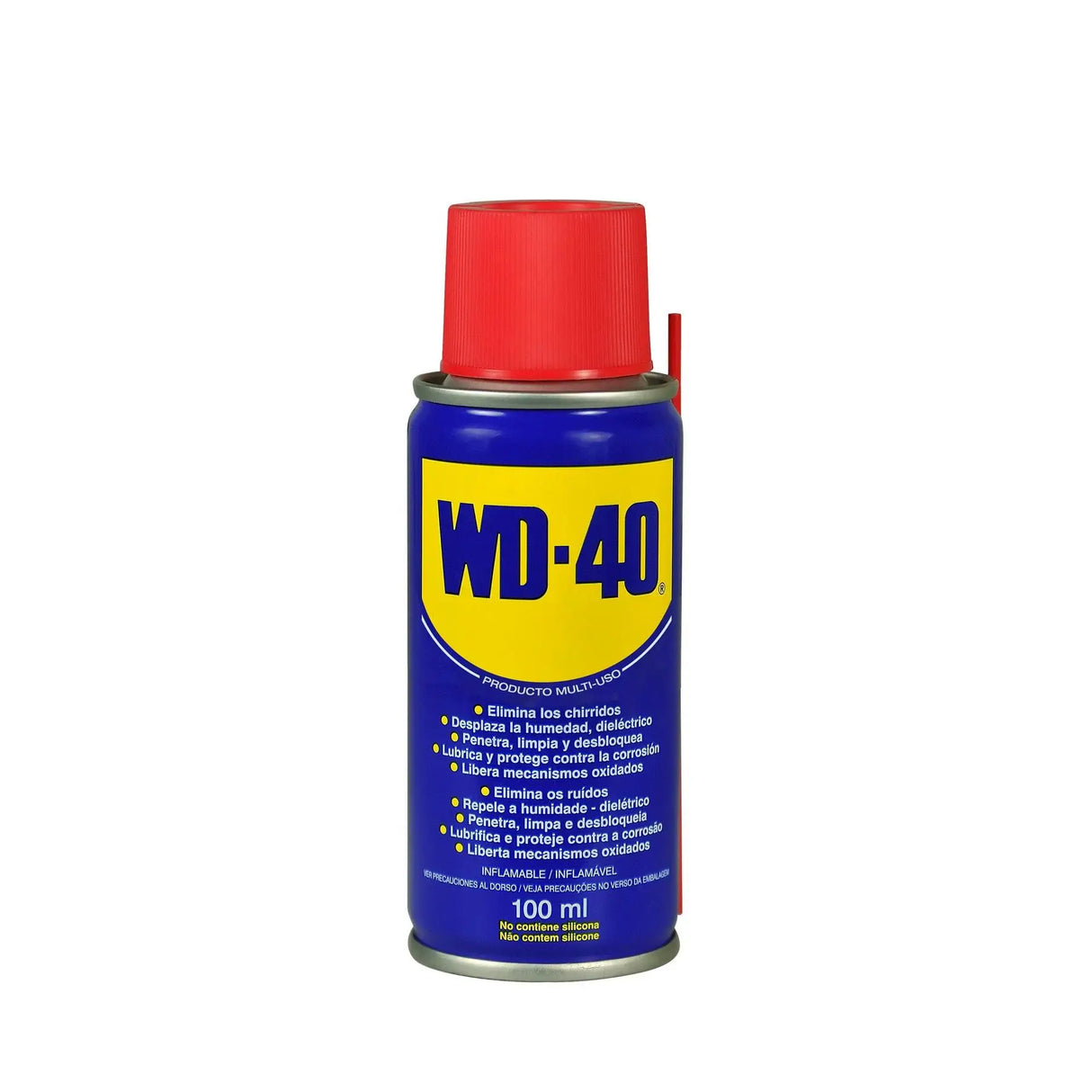 WD-40 Aceite Lubricante Multiusos en Spray con Cánula – Mantenimiento Industrial, Profesional y Doméstico