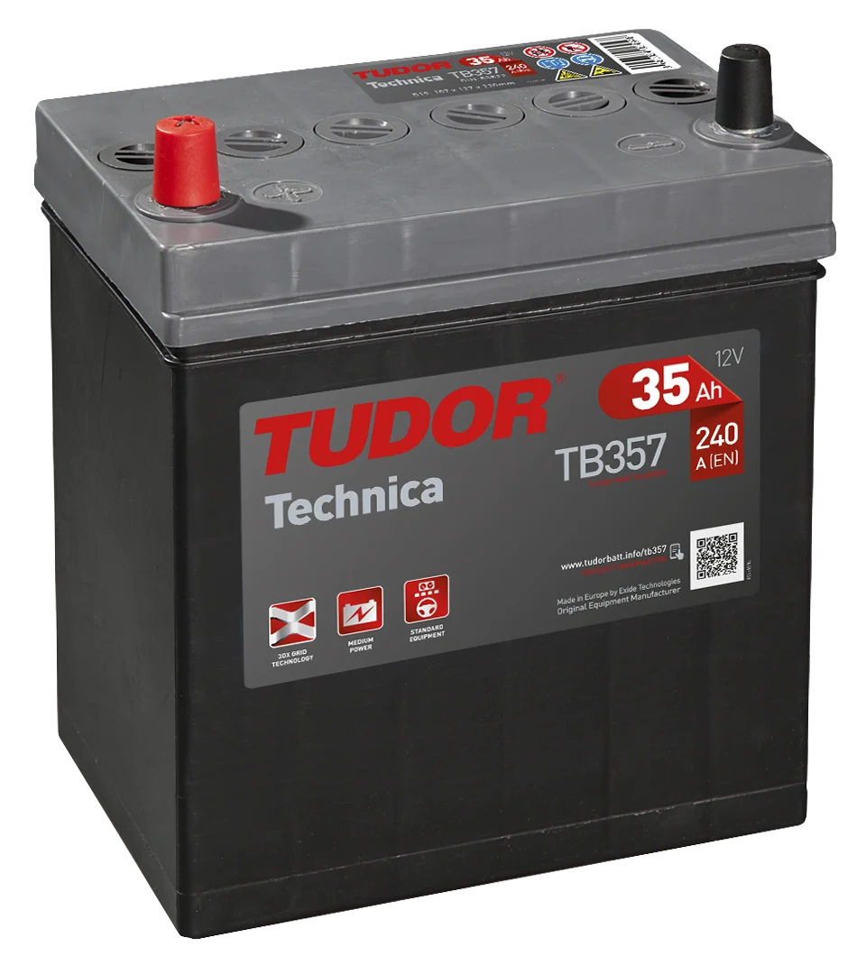 Batería Tudor TB357 35.1 B19R - Alta Calidad