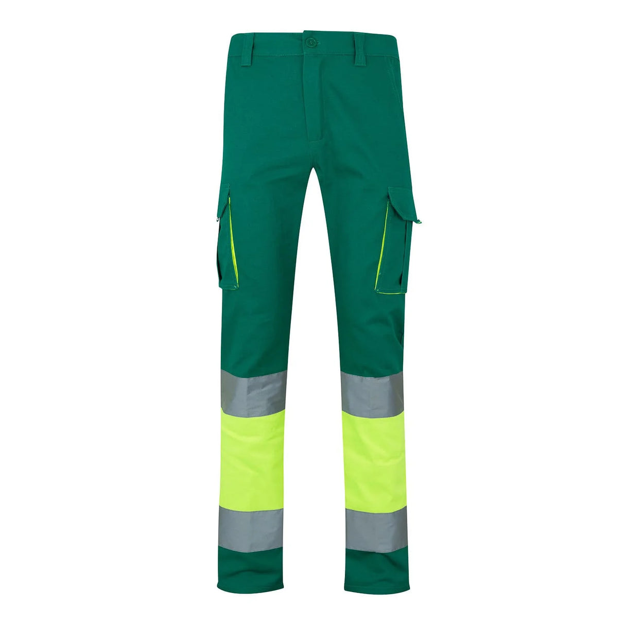 Pantalón Alta Visibilidad Velilla 303007 – 100% Algodón Bicolor Multibolsillos