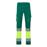 Pantalón Alta Visibilidad Velilla 303007 – 100% Algodón Bicolor Multibolsillos