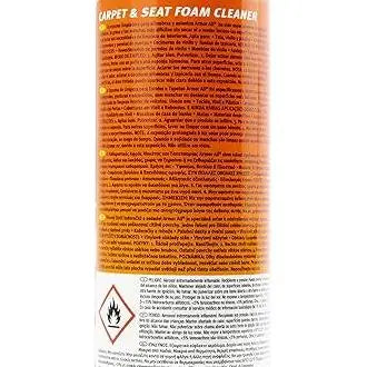 Armor All Espuma Limpiadora 500 ml – Limpieza de Alfombras y Asientos de Coche