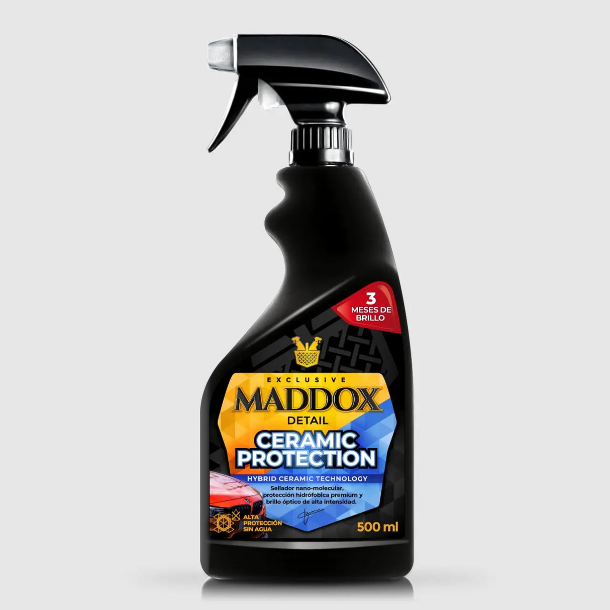 MADDOX Ceramic Protection – Sellador Cerámico Hidrofóbico con Brillo Intenso (Hasta 3 Meses)