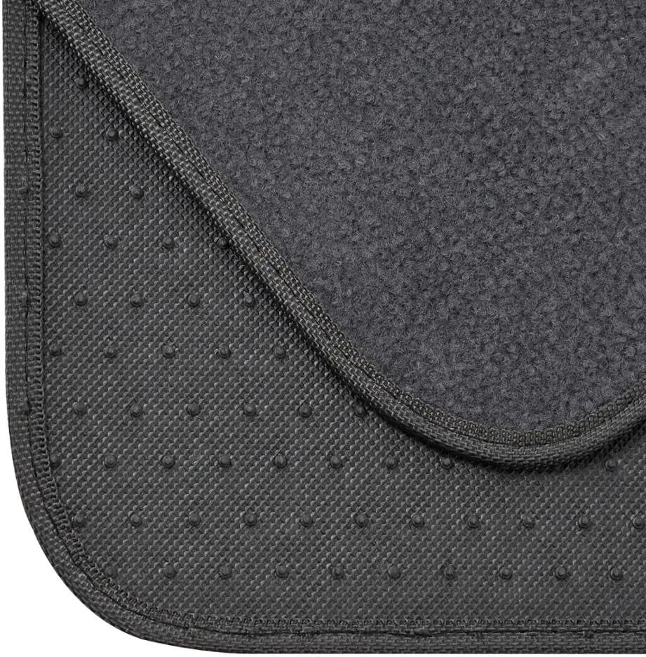 Alfombrillas de Coche Universales Flocadas 4 Piezas – Moqueta PVC Antideslizante y Resistente para Todo Tipo de Vehículos