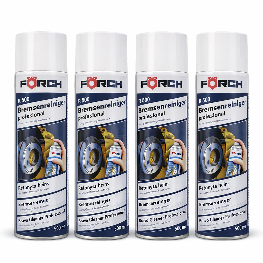 Spray Limpiador de Frenos FORCH 500 ml – Desengrasante Técnico Residuo Cero para Discos, Embragues y Motores