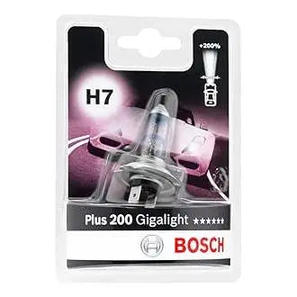 Lámpara Bosch H7 Plus 200 Gigalight 12V 55W PX26d Xenón