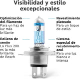 Bosch Gigalight Plus 200 H4 12V 60/55W – Lámpara Halógena de Alto Rendimiento