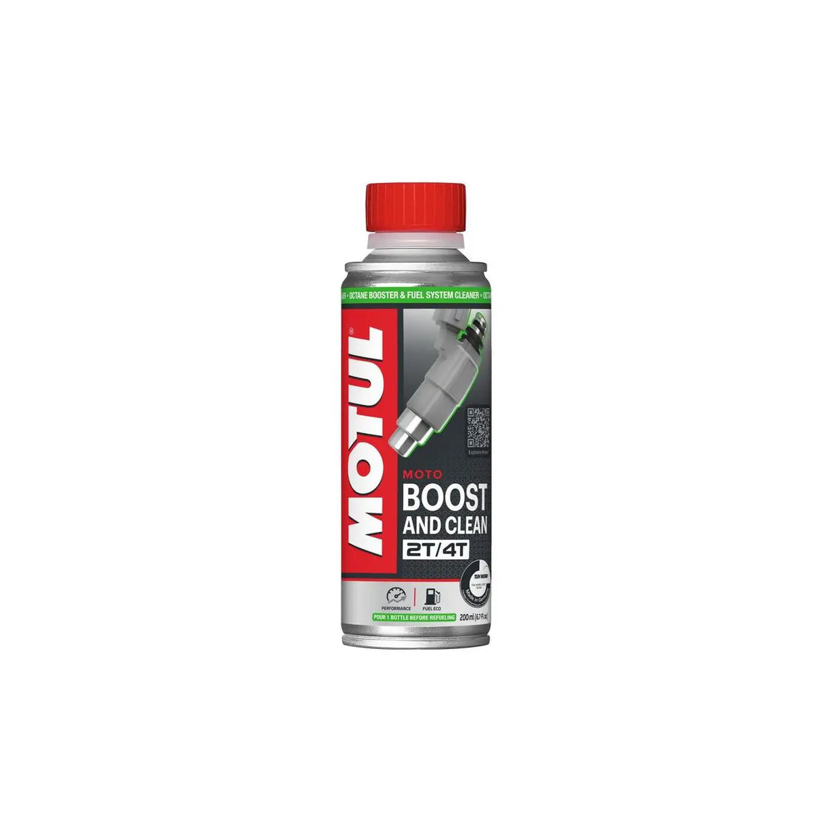 Motul Boost and Clean 200 ml – Aditivo de Limpieza y Mejora del Rendimiento