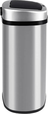 Cubo de Basura Automático T-LoVendo 50L – Sensor Inteligente sin Contacto, Acero Inox y Tapa Automática