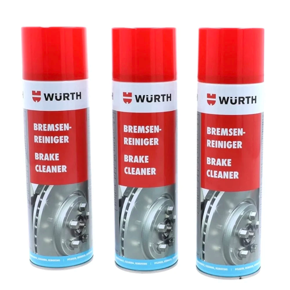 Limpiador de Frenos Würth Profesional Spray 500 ml – Desengrasante Sin Residuos para Discos, Tambor y Piezas Mecánicas