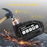 Candado de Disco para Moto con Alarma 110 dB – Antirrobo para Freno con Pasador 7 mm, Incluye Bolsa de Transporte