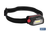 Cofan Linterna de Cabeza Recargable con USB 5W 350 Lm