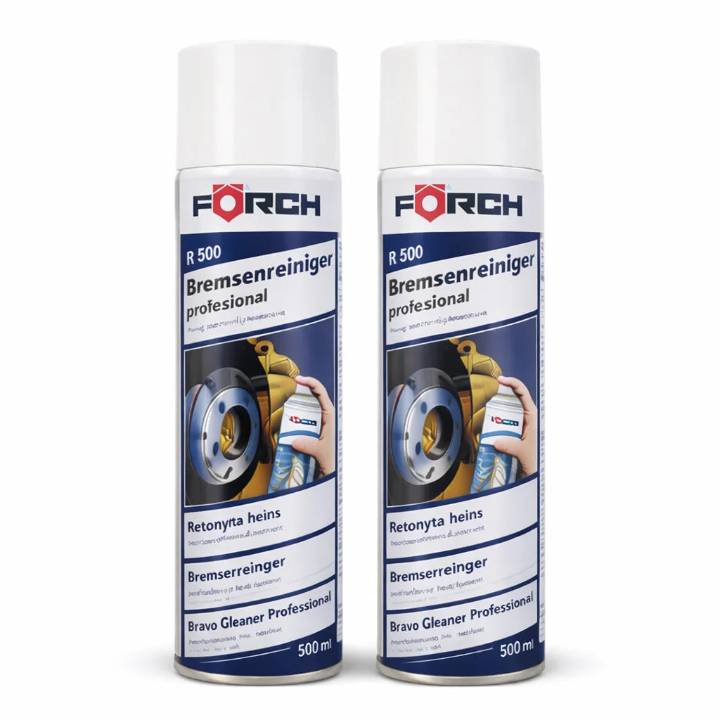 Spray Limpiador de Frenos FORCH 500 ml – Desengrasante Técnico Residuo Cero para Discos, Embragues y Motores