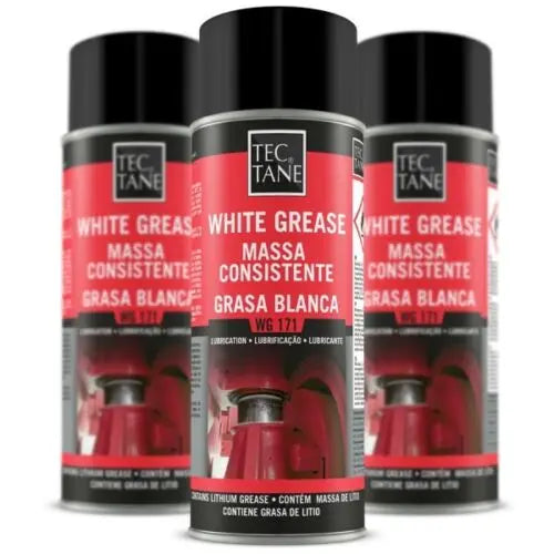 Pack 3 Spray Grasa de Litio Blanca 400 ml – Lubricación Extrema de -30°C a +120°C